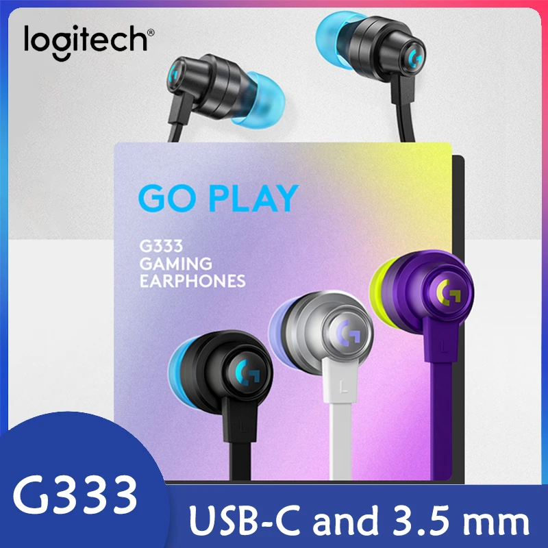 Logitech G333 Inear Wired Gaming Headset G333 With Microphone Typec