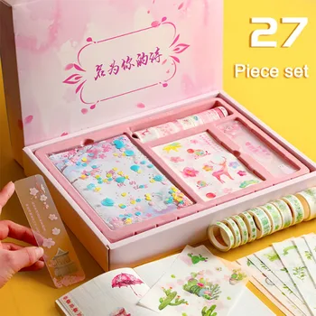 

Cute Student Japanese Sticker Stickers Children's Classic Toys Square Girl Heart Cherry Blossom Series Gift Hand Account Book