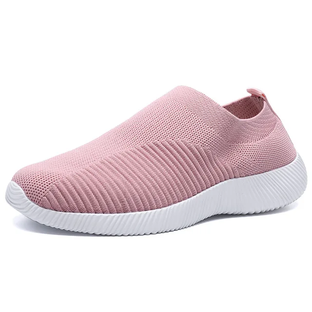 Women Vulcanized Shoes Flat Slip on Shoes Woman Lightweight White Sneakers 2022 Summer Autumn Casual Chaussures Femme Basket 2