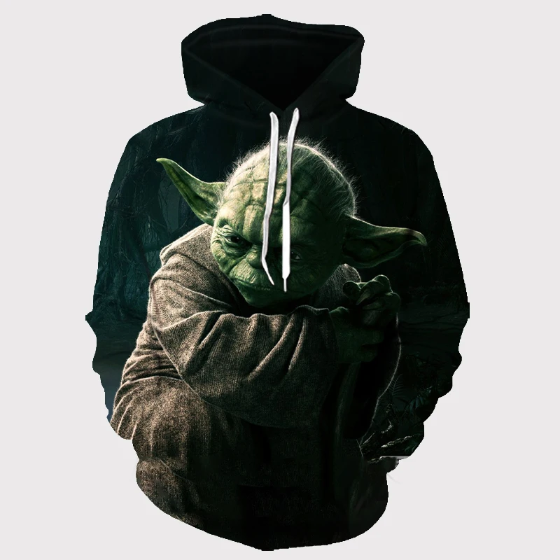 

2019 The new Fashion 3d Hoodies Original style Men Women Pullovers Hot movie Star Wars Print hooded sweatshirt Large size/S-6XL