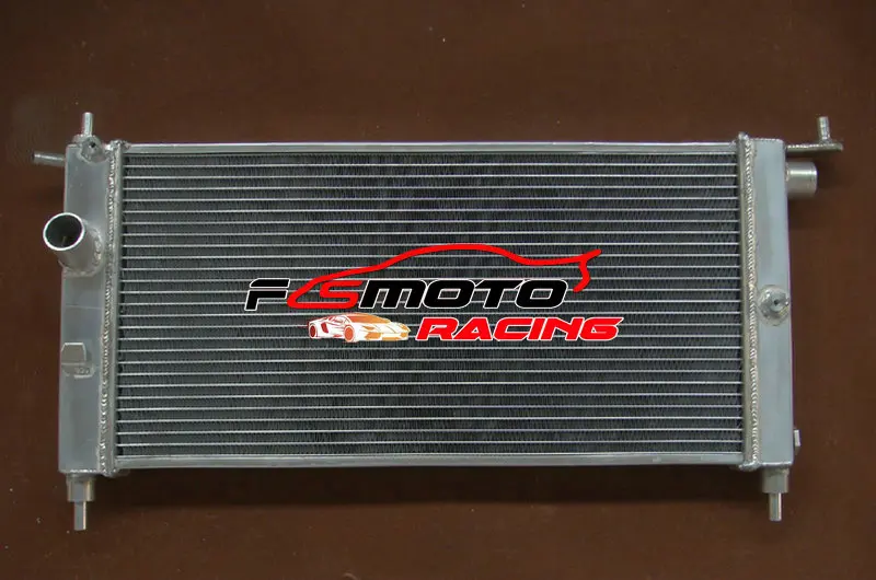 Aluminum Radiator+ Fans For Opel Vauxhall Corsa Uprated GSi Turbo C20XE C20LET 2.0L Manual 1993-2000 94 95 97 98 99 96 MT