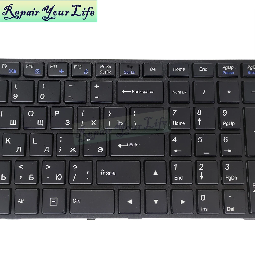 Teclado Retroiluminado para Nós Russo Inglês P650 P650sg P651sg P650se P651se P655se 680-p65000131 Mp-13h83usj430b - Imagem 2
