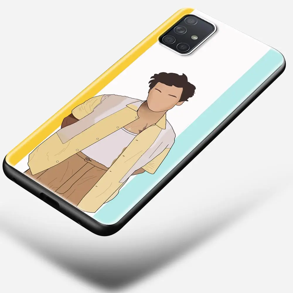 Phone Case for Samsung Galaxy A51 A71 5G A50 A70 A11 A21s A31 A41 A42 A91 A01 TPU Soft Black Cover Harry style art Phone Case for Samsung Galaxy A51 A71 5G A50 A70 A11 A21s A31 A41 A42 A91 A01 TPU Soft Black Cover Harry style art