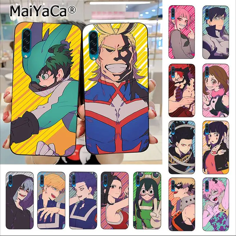 Роскошный телефонный чехол MaiYaCa My Hero Academia DIY для Samsung Note 3 4 5 7 8 9 10 pro A7 2018 A10 A40 A50 A70 J7