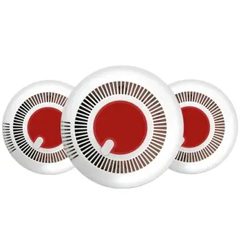 

1 Pcs Stable Standalone Smoke Detector Sensor Smoke Alarm Red Flashing Light High Decibel Home Security Alarm