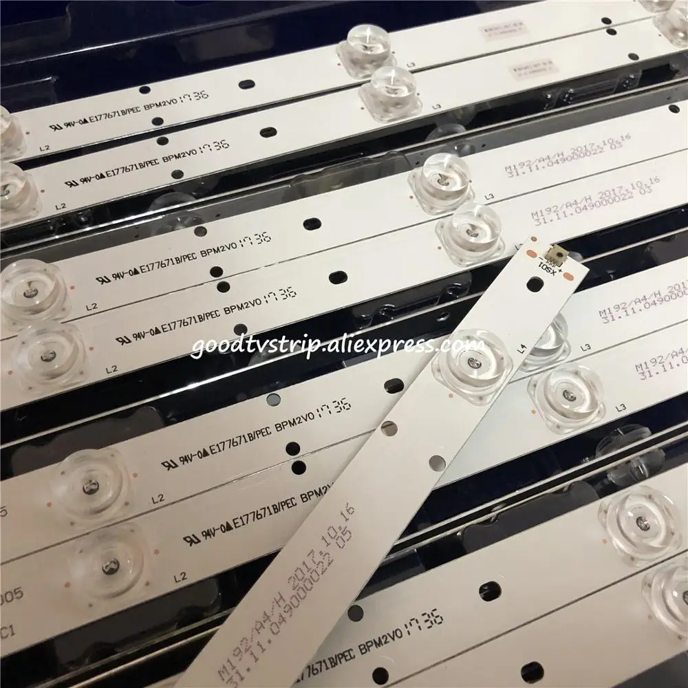 9pcs Led Backlight Strip For Dled49hd 9x4 1005 Eb Pec Led Panel Lights Aliexpress