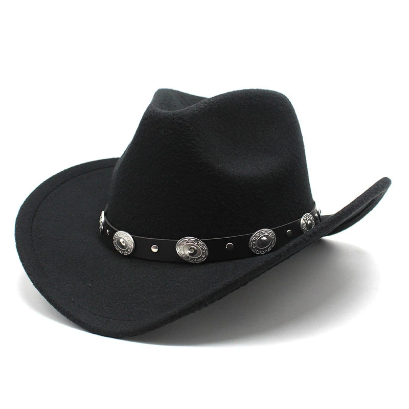 felt fedora Winter Fedora Hat For Women Men's Caps Hats Western Cowboy Suede Vintage Cowgirl Cowboys Unisex Hats Sunscreen Felt Jazz Cap red fedora hat