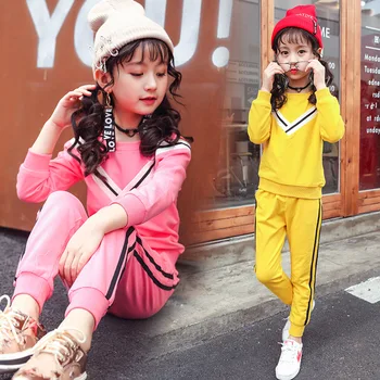

Children Halloween Outfits 2020 Teen Girls Clothing Cotton Striped Fall Toddler Girl Clothes Off Shoulder Baby Girl Tracksuit
