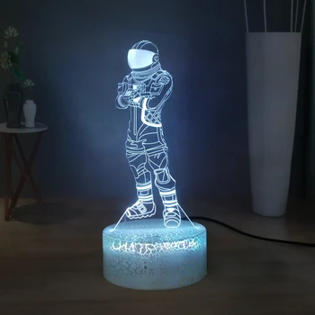 

Astronaut 3D Creative Table Lamp Explore space Cosmonaut USB Touch LED Night Light Child Desk Lamp 7 Colors Bedroom Night Light