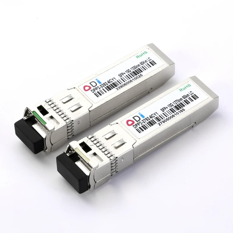 DPP2-3392-6CY1 приёмопередатчик типа SFP 10G+ BIDI модуль оптического трансивера LC Simplex TX1270nm RX1330nm 60 км порт