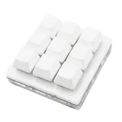 Teclado programável 9/10/12 teclas novo usb macro programação teclado mecânico personalizar diy para acessórios do jogo