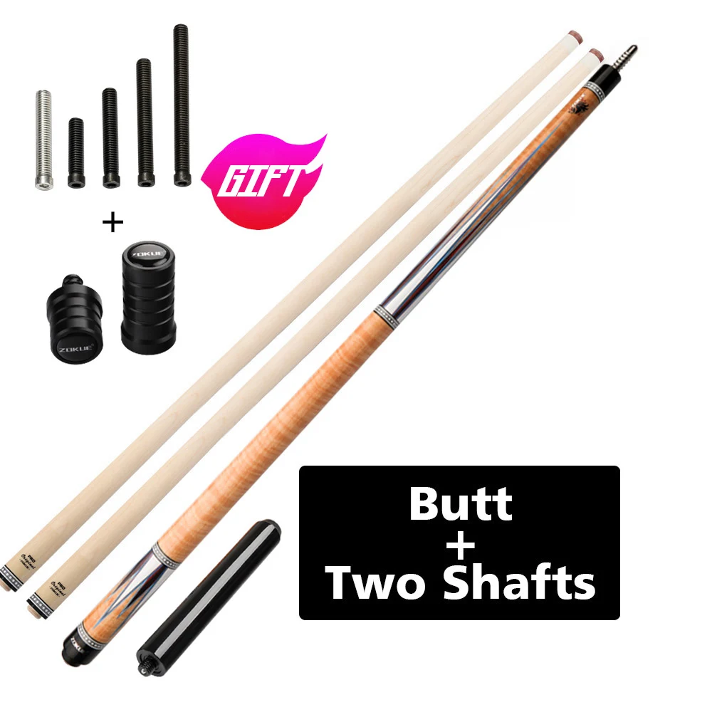 ZOKUE Carom Cue Stick 3 Cushion Taper 12mm Tip SPORTSORION