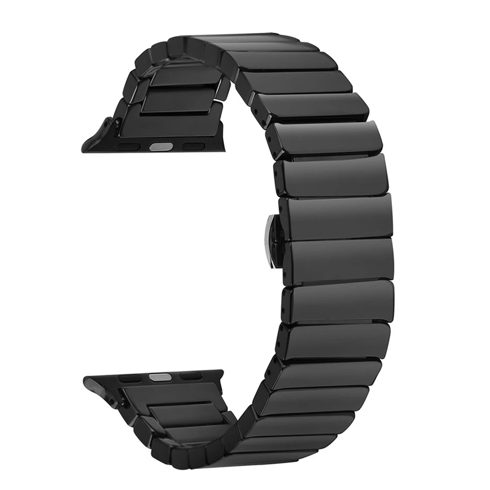 Высококачественный ремешок из керамики для Apple Watch 3 2 1 42 мм 38 браслет Iwatch серии 4 5 6
