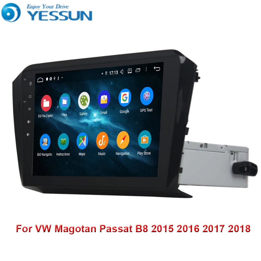 Discount 10.1" 4G RAM 8 cores Android Car GPS Navigation For VW Magotan Passat B8 2015 2016-2018 audio stereo car radio headunit wifi 2