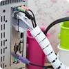 2M Flexible Spiral Tube Cable Organizer Wire Wrap Cord Protector Storage Pipe Cables Winder Home Desk Office Organization Tools ► Photo 3/6