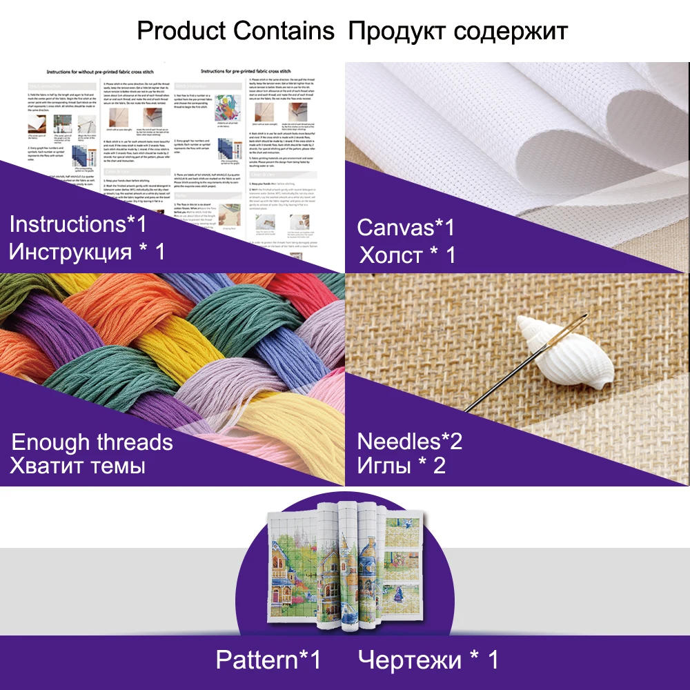 Набор для вышивки мисса Joy Sunday F660 14CT 11CT|cross stitch kits|embroidery cross stitchcounted kits |