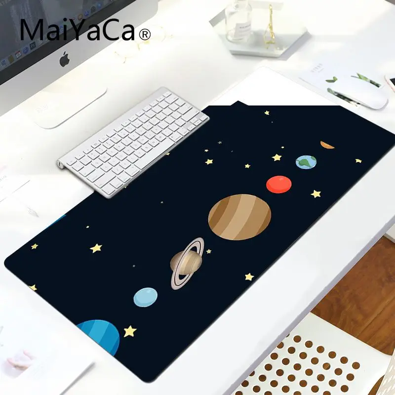 MaiYaCa планеты Солнечной системы Подгонянные коврики для мыши компьютерный ноутбук Аниме Коврик для мыши большой коврик для мыши ПК компьютерный коврик