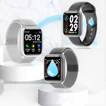 

F11 Smart watch 50 Meters Depth Waterproof bracelet touch heart rate blood pressure smartwatch for Android IOS