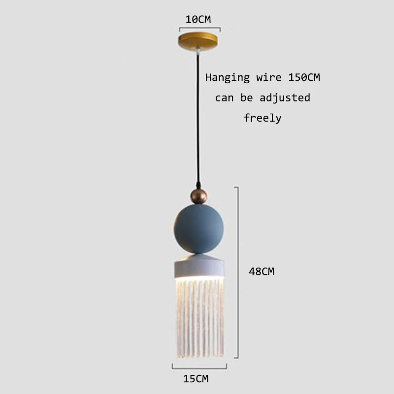 Скандинавское стекло подвесные светильники Освещение Современный дизайн Лофт домашнее украшение, подвесные лампа для ресторанов и спален прикроватный кухонный подвесной светильник - Цвет корпуса: A