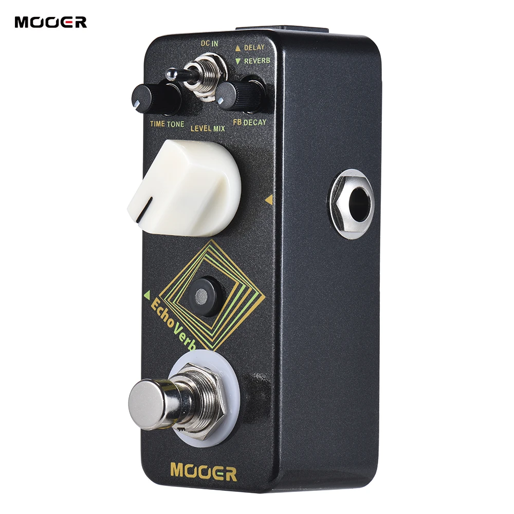 

MOOER EchoVerb Digital Delay Reverb guitar effects With true bypass full metal shell