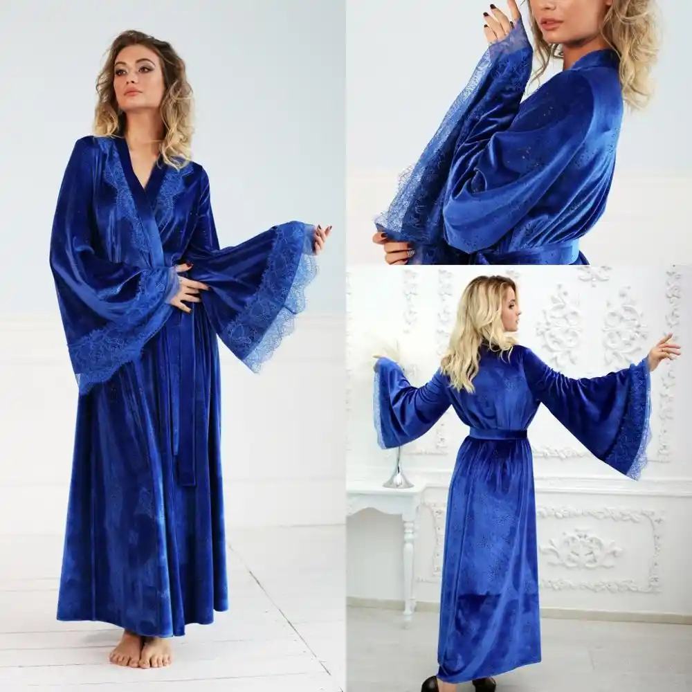 royal blue night dress