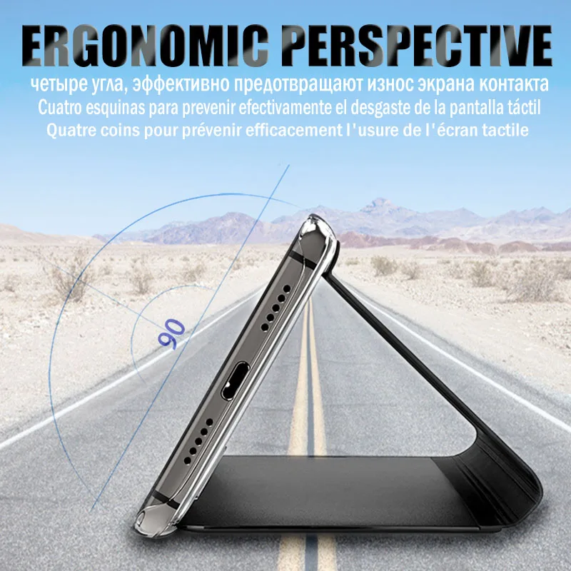 Smart Mirror Flip Leather Phone Case For iPhone 11 Pro XR XS Max X 6 6S 7 8 Plus smart mirror flip case,phone case,leather phone case