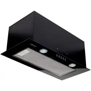 

Kitchen range hood Konigin Skybox black glass 60