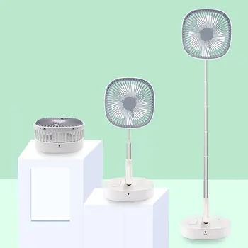 

Telescopic Fan Handheld Fan Home Office Desk Speed Adjustable USB Rechargeable Fan Air Cooler Outdoor Travel