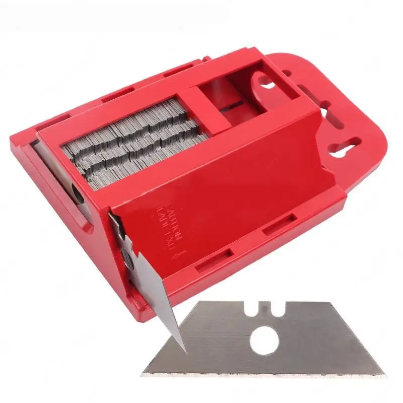 

100Pcs Paper Utility Cutter Replacement Blades Steel Utility Knife Blades Utility Tool For Paper Cutting Tools 60*30*19mm