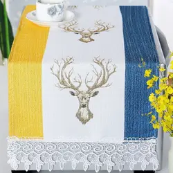 100% Waterproof Dust Proof Cover Colorful Refrigerator Cloth Dust Towel Household Textile Home Storage Washing Machine Pastoral