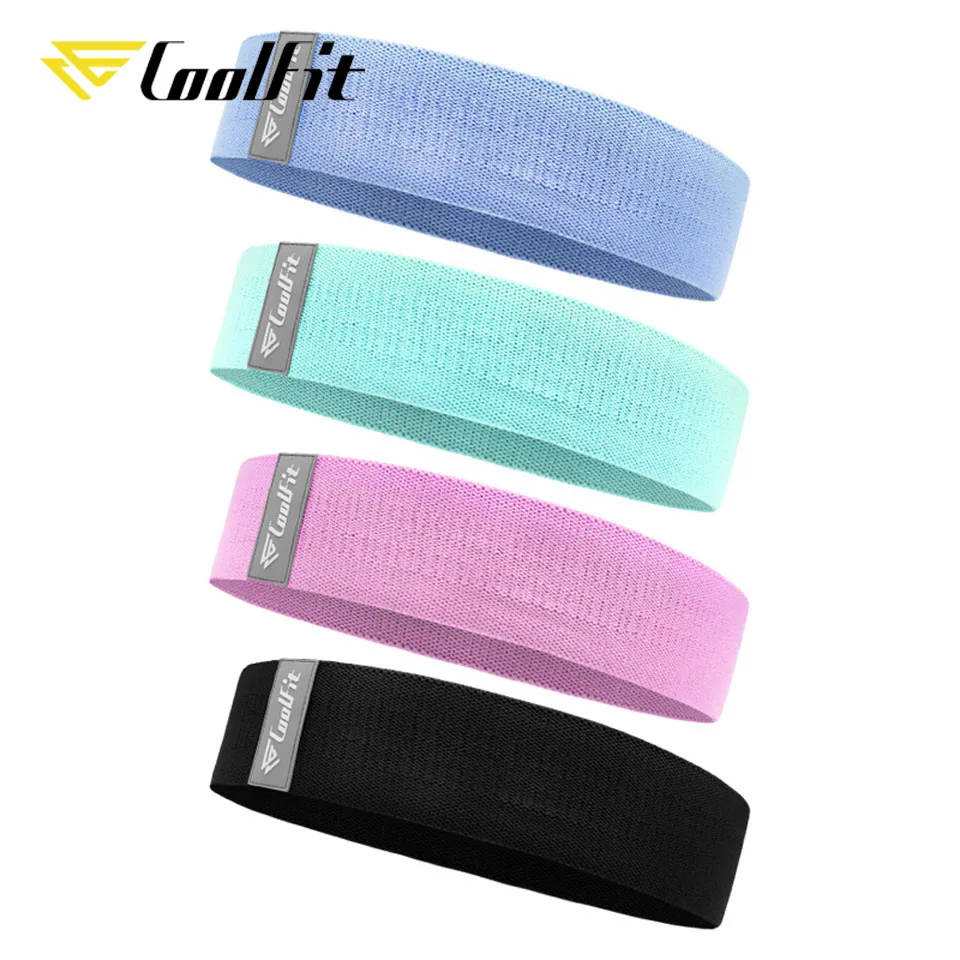 Фитнес резинка CoolFit фитнес для йоги нескользящая плетеная эластичная|Эспандеры| |
