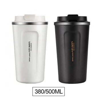 

Insulated Coffee Mugs Stainless Steel Vacuum Travel Coffee Tumbler Car Water Bottles Flasks With Lid For Man 380/510ml
