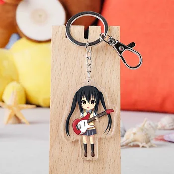 

K-ON Acrylic Keychain Cartoon Anime Figure Acrylic Pendent Keyring Gift
