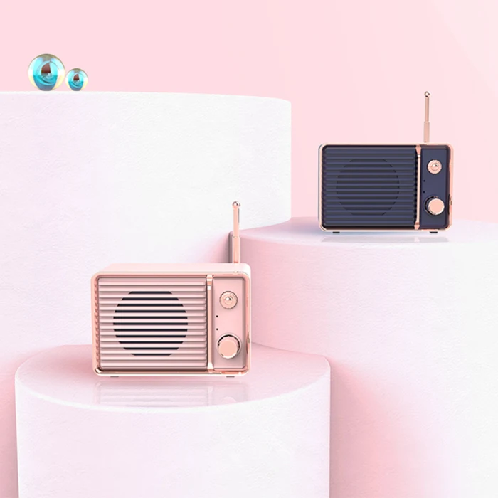 Ретро Ностальгический Мини Bluetooth динамик тяжелый бас 3D стерео объемный динамик s DQ-Drop