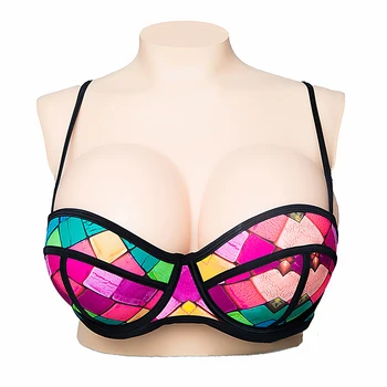 

Softmary Realistic Shemale Fake Boobs False Breast Forms Crossdresser Boobs silicone Tits For Cosplay Drag Queen Transgender