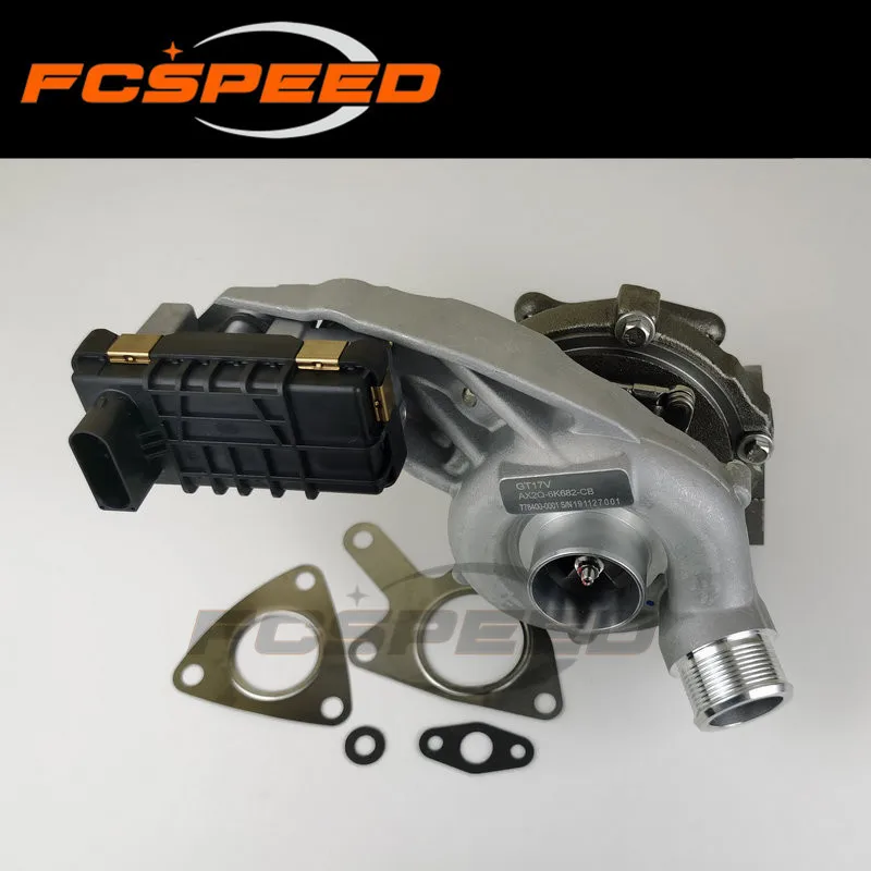 Left side Turbocharger GTB1749VK 778400 full turbo turbine for Jaguar XF Land Rover Discovery IV TDV6 3.0 155Kw 180Kw V6 2011