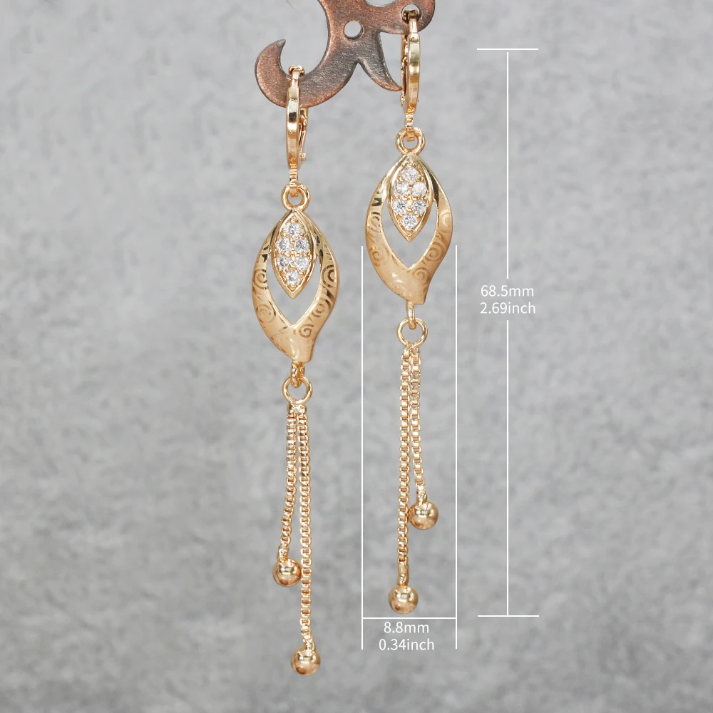 

Earrings For Women Bohemian Earrings Gold Color Dangle Earrings earrings Jewelry for Party Wedding Gift Female DIY Fashion