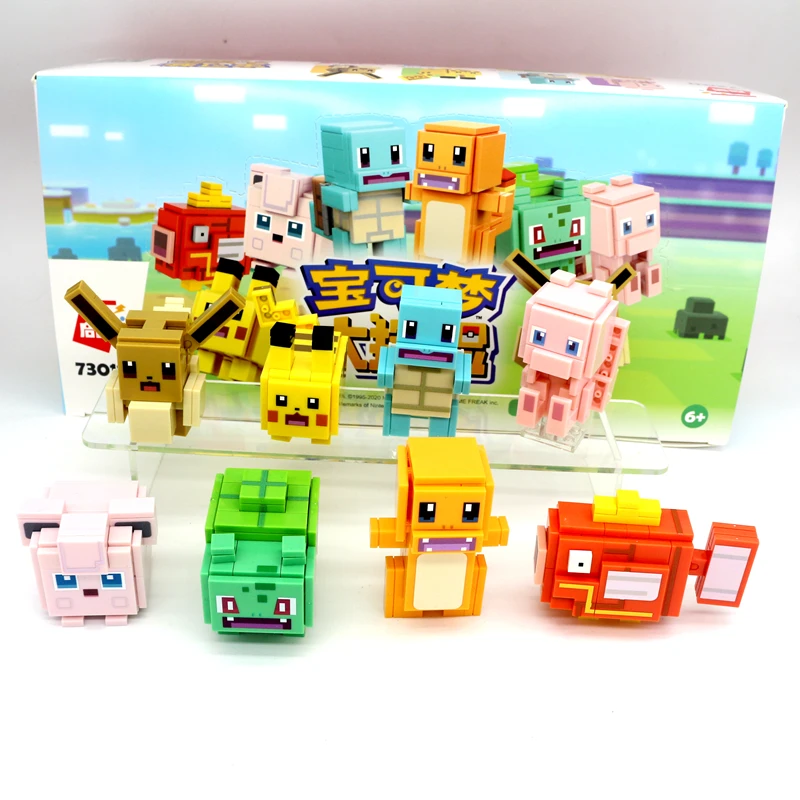 Оригинальная игра Pokemon Quest Звездная мечта серии Пикачу Eevee Komala брикет Аниме