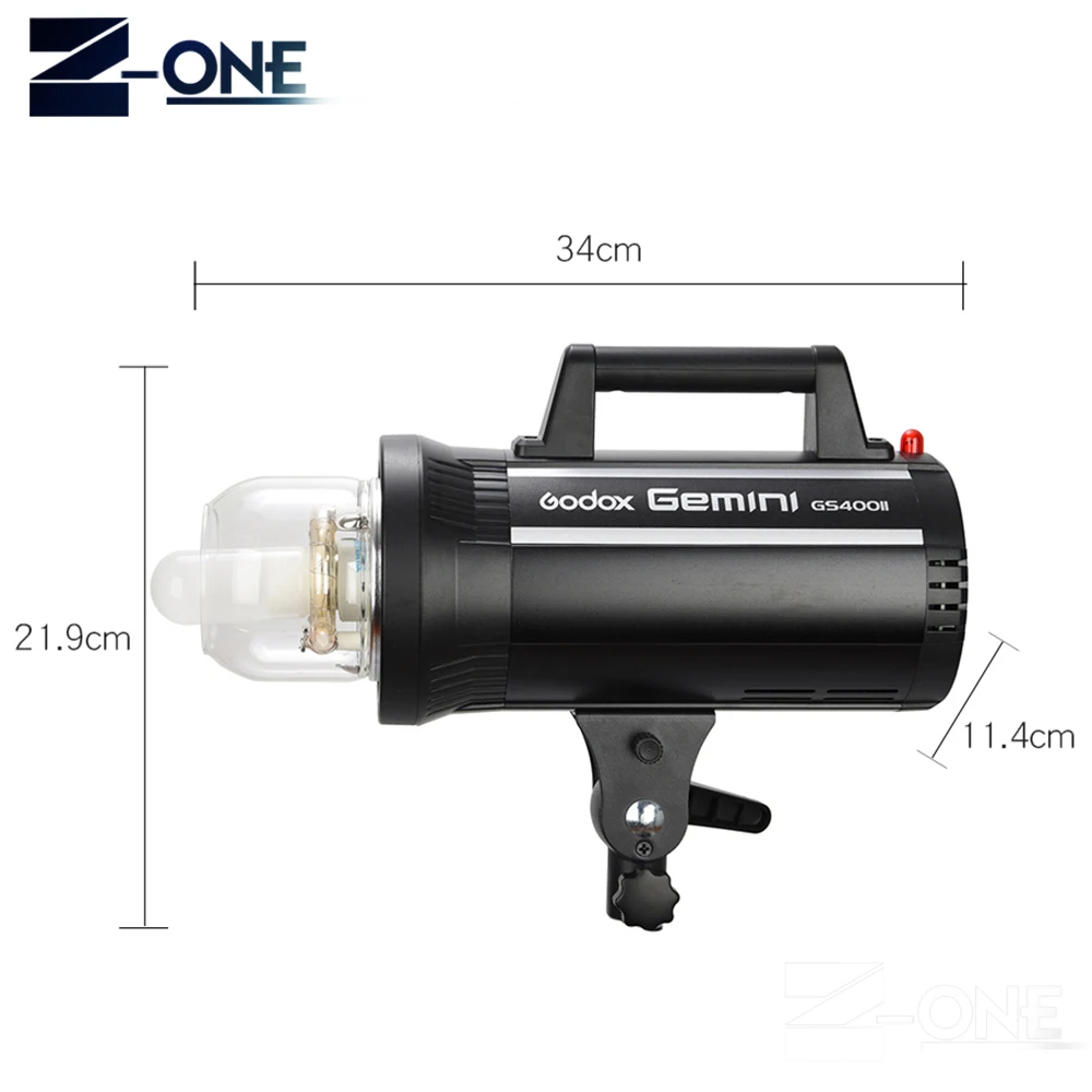 Godox GS400II GS400 II 400Ws GN65 профессиональная студийная стробоскоп со встроенным Godox 2,4G Беспроводная система X предлагает креативную съемку