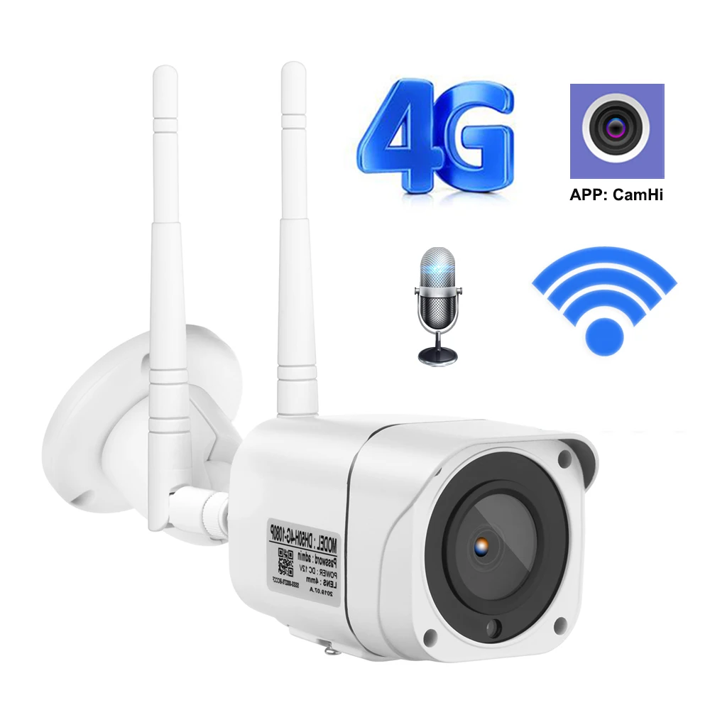 3G 4G WIFI камера 1080P беспроводная наружная ip безопасности GSM P2P H.264 Onvif APP CamHi|Камеры