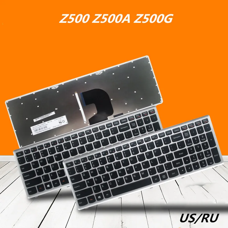 Ноутбук Английский Русский клавиатура для LENOVO Z500 Z500A Z500G Ноутбук Упор для рук Крышка верхняя крышка