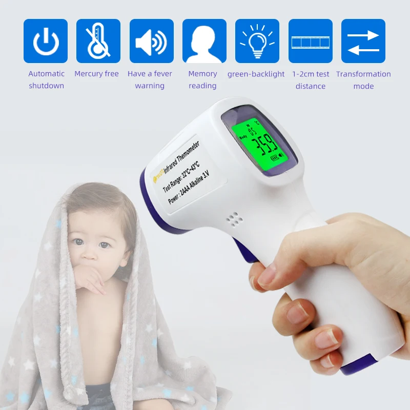 

Approved Non-contact Body Thermometer Digital Infrared Thermometer Body Temperature Forehead Non-contact Body Thermometer