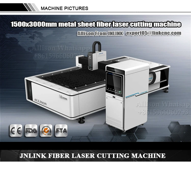 1530 metal plate fiber laser cutting machine cutter-1