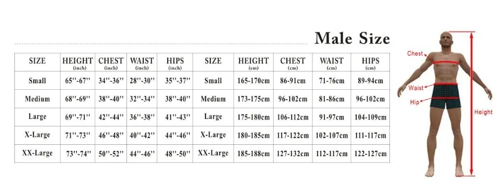 male size