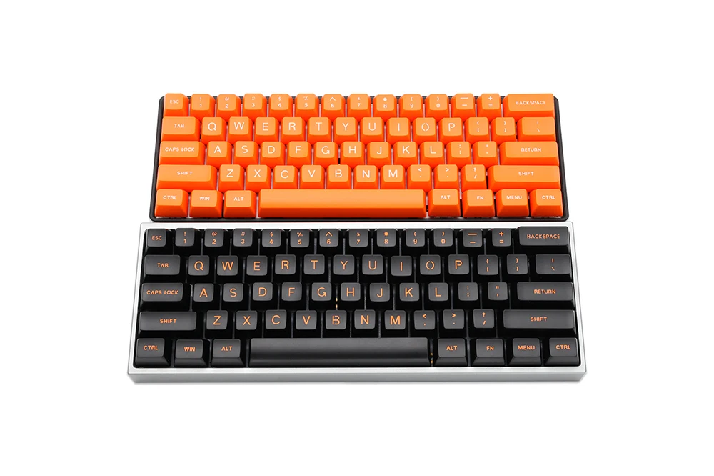 Abs Doubleshot Keycap para mx Stem Keyboard SA Perfil 104 Ansi 60 Poker Preto Branco Laranja Roxo Verde Azul Amarelo Vermelho 87 Tkl - Imagem 2
