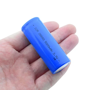 

1/2/4/6/8/10 Pcs Blue Case 3.7V ICR 26650 5000mAh Lithium Li Ion Batteries Flat-top Rechargeable 26650 Torch Headlamp Bateria