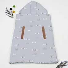 От 0 до 36 месяцев с капюшоном утолщенная теплая детская переноска ветрозащитный чехол для коляски пальто для ребенка одеяло теплая накидка Регулируемый Чехол для переноски