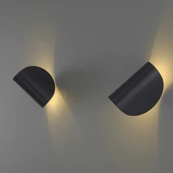 

Nordic postmodern design sconces light Simple strip glass modern wall lamp Ins wind blue white gray glass wall lights for home