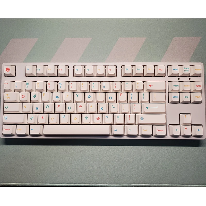 Крутая детская крышка ключа s PBT Вишневый профиль механическая клавиатура