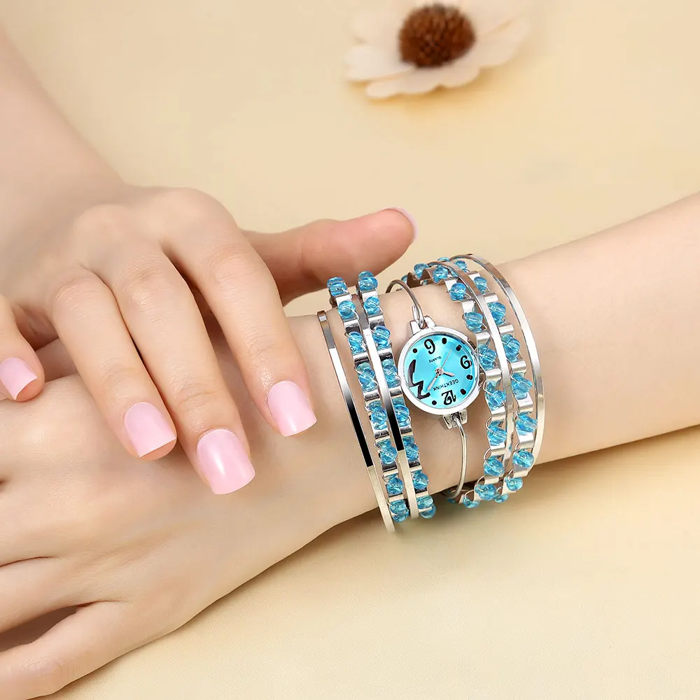 Женские часы Relojes Para Mujer GEEKTHINK новые женские люксовый бренд кварцевые